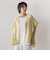 【大きいサイズ】バックサテンジョーゼットカットソー