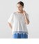 裾レース切り替えTシャツ
