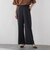 【SETUP対応】”Light & Soft Suede” ワイドパンツ