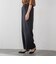 【SETUP対応】”Light & Soft Suede” ワイドパンツ