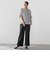 【SETUP対応】”Light & Soft Suede” ワイドパンツ