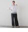 【SETUP対応】”Light & Soft Suede” ワイドパンツ
