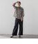 【SETUP対応】”Light & Soft Suede” ワイドパンツ