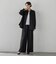 【SETUP対応】”Light & Soft Suede” ワイドパンツ