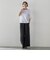 【SETUP対応】”Light & Soft Suede” ワイドパンツ