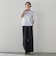 【SETUP対応】”Light & Soft Suede” ワイドパンツ