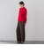 【SETUP対応】”Light & Soft Suede” ワイドパンツ