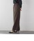 【SETUP対応】”Light & Soft Suede” ワイドパンツ