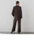 【SETUP対応】”Light & Soft Suede” ワイドパンツ