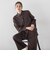 【SETUP対応】”Light & Soft Suede” ワイドパンツ