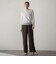 【SETUP対応】”Light & Soft Suede” ワイドパンツ