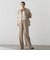【SETUP対応】”Light & Soft Suede” ワイドパンツ
