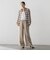 【SETUP対応】”Light & Soft Suede” ワイドパンツ