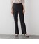 【すらっと美脚パンツ】フレアーストレートパンツ