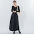 【1着でコーデが決まる】ニット切替ドッキングワンピース《手洗い可能》