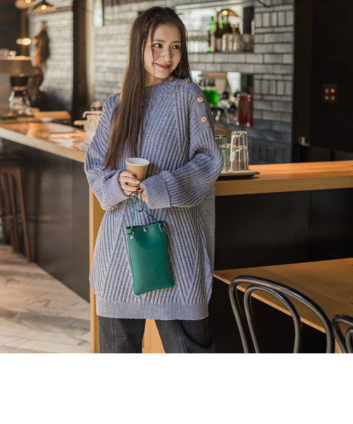 リサイクルレザー】ショルダーポーチ｜ビッキーの通販｜&mall（アンド