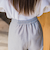 【あったか美脚効果】ネル裏起毛ストレートパンツ《手洗い可能》