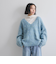 ブークレシャギーニットVネックプルオーバー≪手洗い可能≫