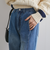 サイドシームデニムパンツ≪手洗い可能≫