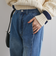 サイドシームデニムパンツ≪手洗い可能≫