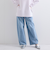 サイドシームデニムパンツ≪手洗い可能≫