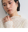 花柄ジャガードレーストップス≪手洗い可能≫