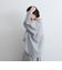 スリットスリーブチェックシャツブラウス≪手洗い可能≫