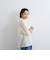 ニットレースシャツブラウス≪手洗い可能≫