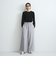 袖シアーカットソートップス≪手洗い可能≫