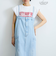 ライトオンスデニムサロペットスカート≪手洗い可能≫
