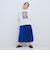 配色フォトプリントTシャツ≪手洗い可能≫