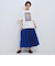 配色フォトプリントTシャツ≪手洗い可能≫