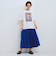 配色フォトプリントTシャツ≪手洗い可能≫