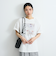 配色フォトプリントTシャツ≪手洗い可能≫