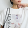 配色フォトプリントTシャツ≪手洗い可能≫
