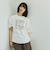 配色フォトプリントTシャツ≪手洗い可能≫