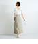 リネンライクタックスカート≪セットアップ対応/手洗い可能≫