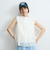 オーガンジービスチェドッキングトップス≪手洗い可能≫