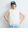 オーガンジービスチェドッキングトップス≪手洗い可能≫