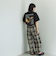 カラミチェックパンツ≪手洗い可能≫