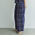 カラミチェックパンツ≪手洗い可能≫