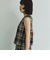 カラミチェックプルブラウス≪手洗い可能≫