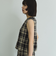 カラミチェックプルブラウス≪手洗い可能≫