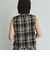 カラミチェックプルブラウス≪手洗い可能≫