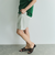 ヘザーエステルハーフパンツ≪手洗い可能≫