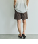 ヘザーエステルハーフパンツ≪手洗い可能≫