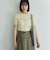 カットリブハイショクステッチTシャツ≪手洗い可能≫