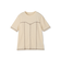 カットリブハイショクステッチTシャツ≪手洗い可能≫