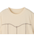 カットリブハイショクステッチTシャツ≪手洗い可能≫