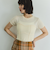 ビスチェ風切り替えニットトップス≪手洗い可能≫